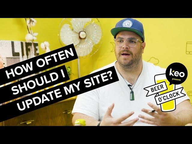 How often should I update my website