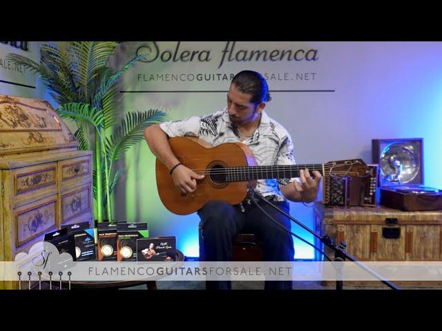 Miguel Rodríguez 1946 flamenco guitar played by José Andrés Cortés