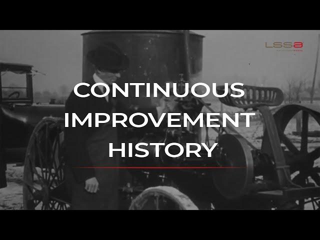 Continuous Improvement history (Lean Six Sigma)