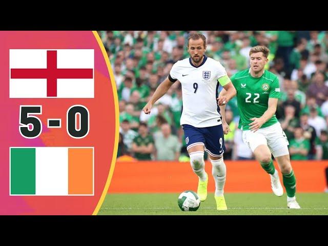 ENGLAND VS IRELAND | FOOTBALL HIGHLIGHT | RED CARD TURNING POINT?