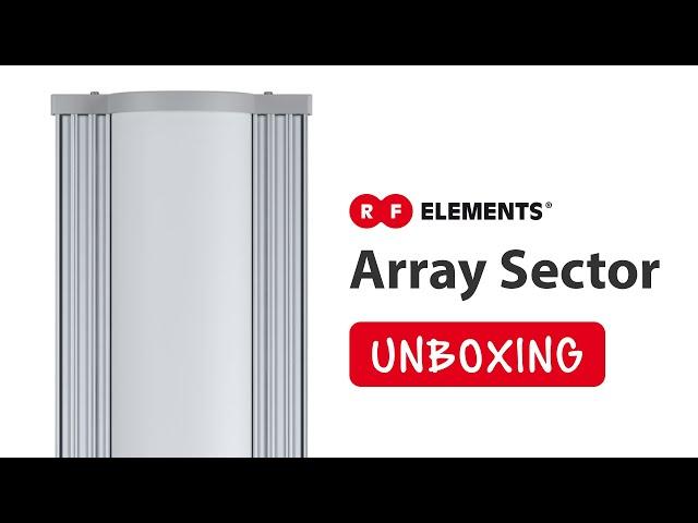 RF elements Array Sector Antenna UNBOXING