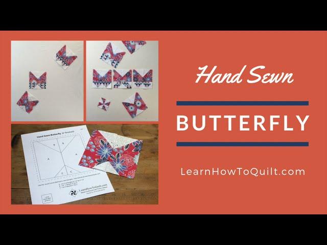 Hand Sewn Butterfly