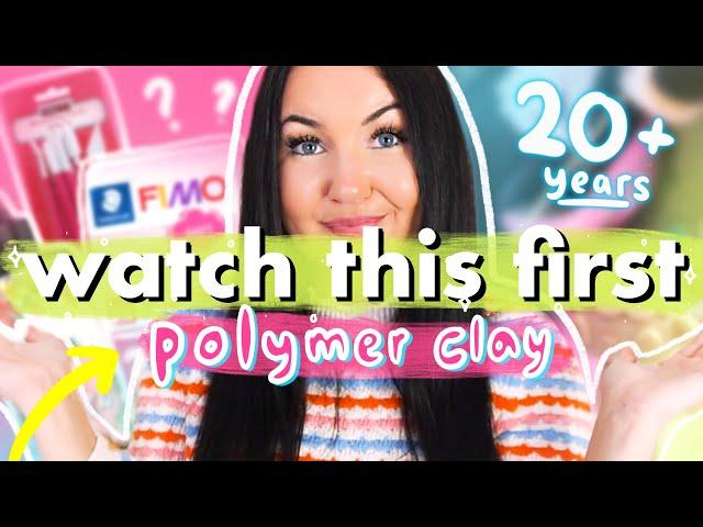 what you *ACTUALLY* need to start as a polymer clay artist Polymer Clay Beginner Recommendations