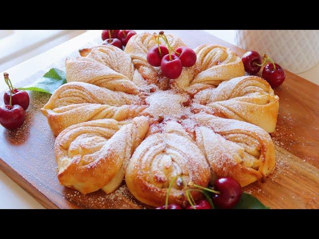 Snowflake Bread 雪花面包，简单易学，圣诞节快到了一起做起来吧️