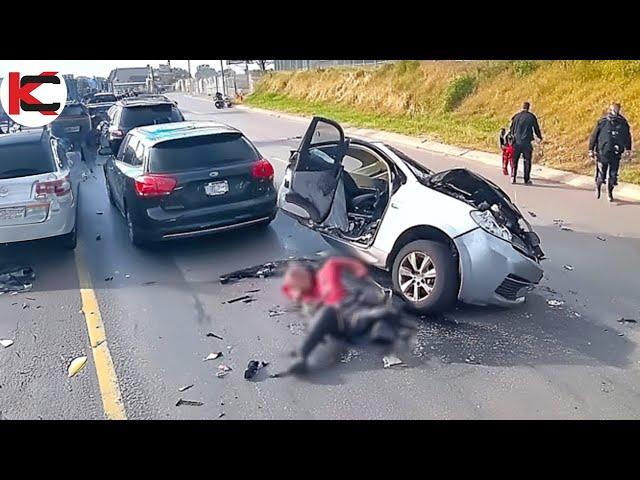 Tragic! Road Rage Gets Instant Karma! Police Dashcam Moments You Wouldn't Believe If Not Filmed! P19