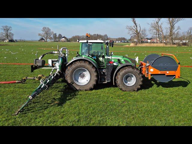 Drag Hose Manure Injection | Fendt 718 + Betec Hilly | Ten Hove | 2025