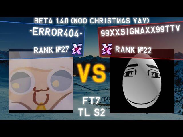 TETR.IO - -Error404- (Rank #27) vs. 99xxSIGMAxx99TTV (Rank #22) - TETR.IO High Level Replays