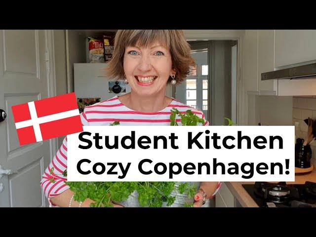 Student Kitchen, Cozy Copenhagen! My son's #Hygge Danish apartment!