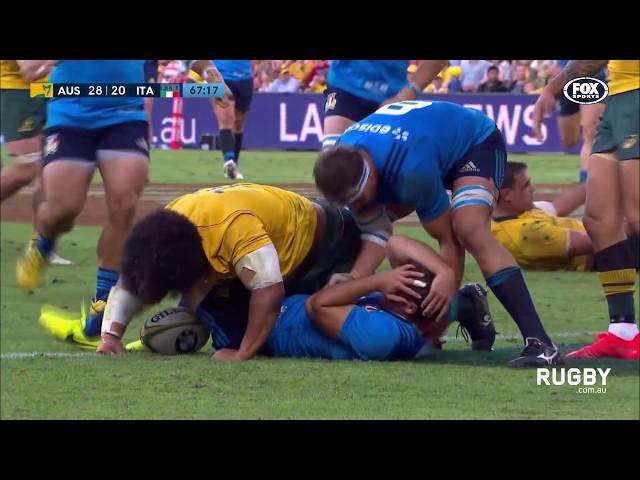 Wallabies defeat Italy in Brisbane