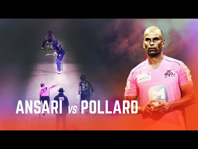 Munis Ansari's 'BIG WICKET' moment I Ansari vs Pollard I Best moments I Season 4 I Abu Dhabi T10