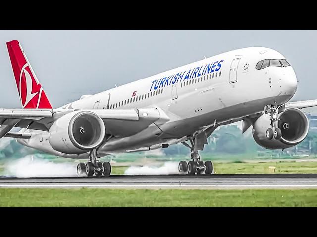 ️ 100 CLOSE UP TAKEOFFS and LANDINGS in 60 MINS at JAKARTA Soekarno-Hatta Airport Indonesia CGK 