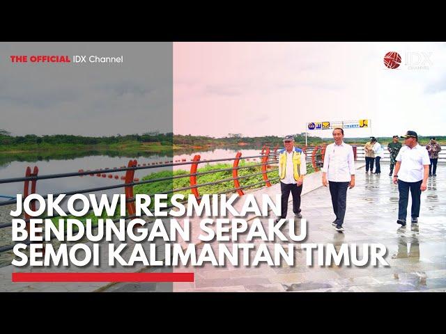 Jokowi Resmikan Bendungan Sepaku Semoi Kalimantan Timur | IDX CHANNEL