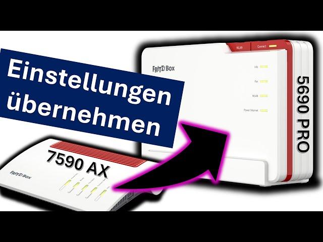 Anleitung: Einstellungen in der Fritz!Box 5690 Pro übernehmen trotz Fritz!OS Problem