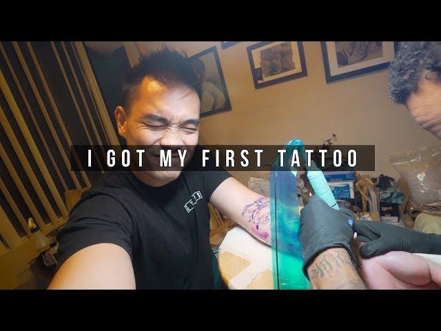 GETTING MY FIRST TATTOO!! | THE ENTIRE PROCESS