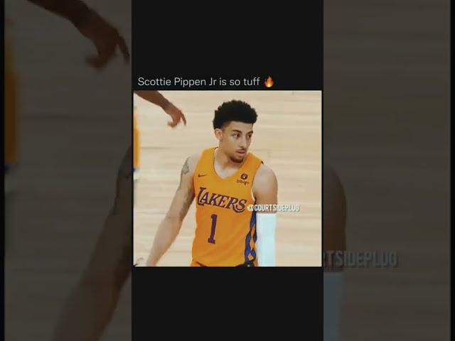 SCOTTIE PIPPEN JR IS A MF PROBLEM #scottiepippen #lakers #michaeljordan #nba #lebronjames #shorts