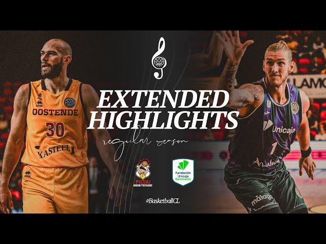 Filou Oostende v Unicaja | Full Game Highlights | #BasketballCL 2024-25