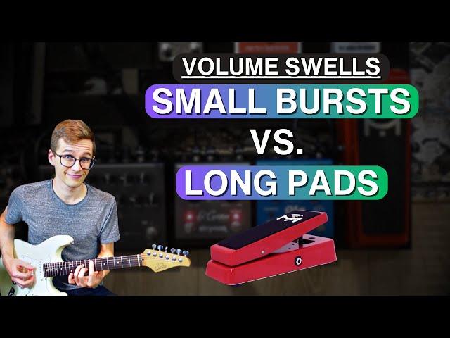 Ambient Guitar Swells - Short Bursts vs. Long Pads (exact settings)