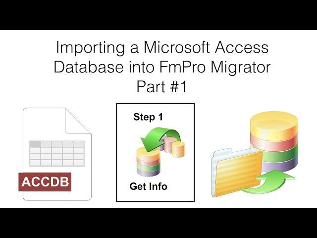 Importing a Microsoft Access Database into FmPro Migrator Part #1 [Windows]