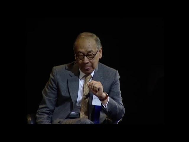 I. M. Pei at MIT - Tech Day 1994