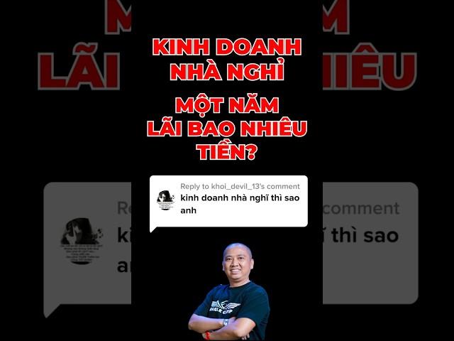 Kinh Doanh Nhà Nghỉ Một Năm Lãi Bao Nhiêu Tiền ? | BĐS Ngách