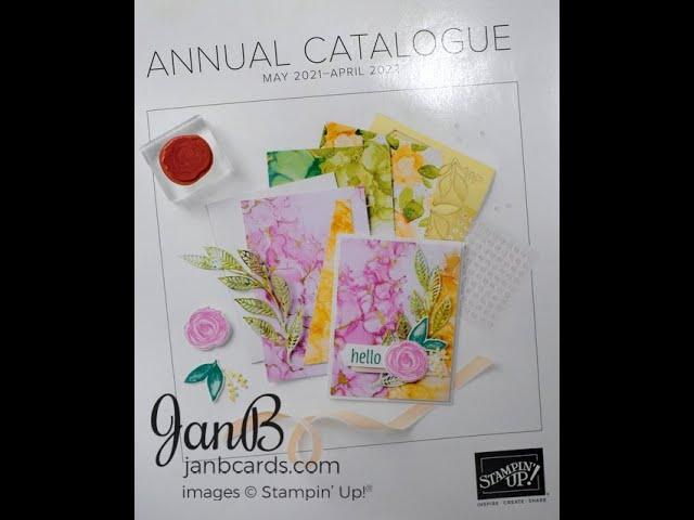 No.585 - Products from NEW 2021 - 2022 Annual Catalogue - JanB No.5 Top UK Stampin' Up! Indep. Demo