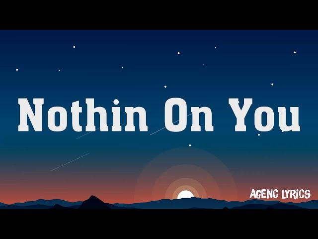 BoB  Nothin On You ft Bruno Mars Lyrics  Bruno Mars Jason Mraz