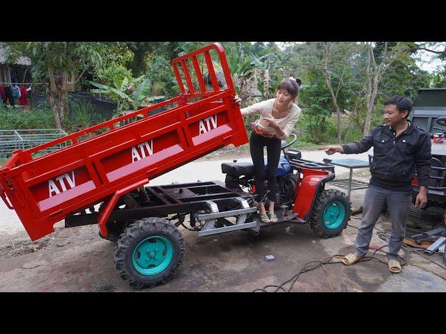 Buy a powerful 4-wheeled 1500$ car to transport goods - Surprised with the young man's homemade car