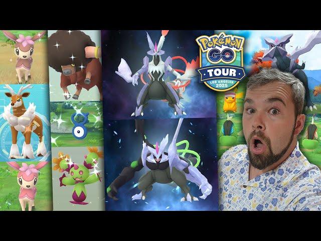 Pokémon GO Unova Tour LA! We Had AMAZING LUCK! (Pokémon GO)