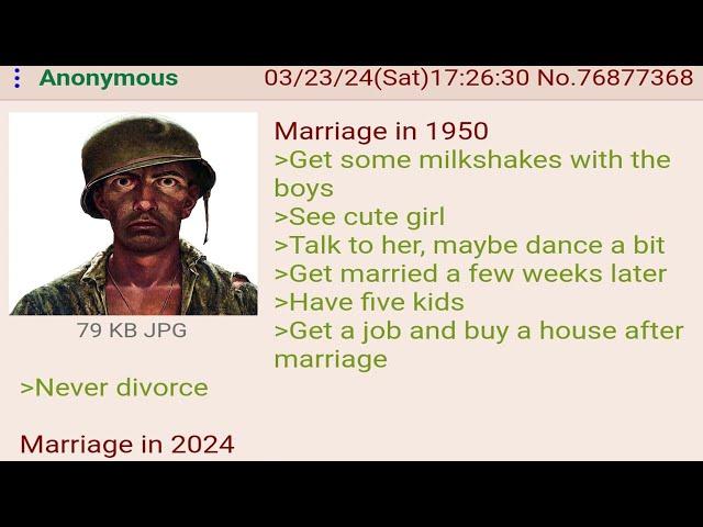 Marriage in 2024 - 4Chan Greentext Stories