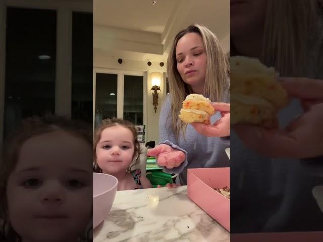 Trisha Paytas Crumble Collab: Donut Feast with Cute Baby Girl