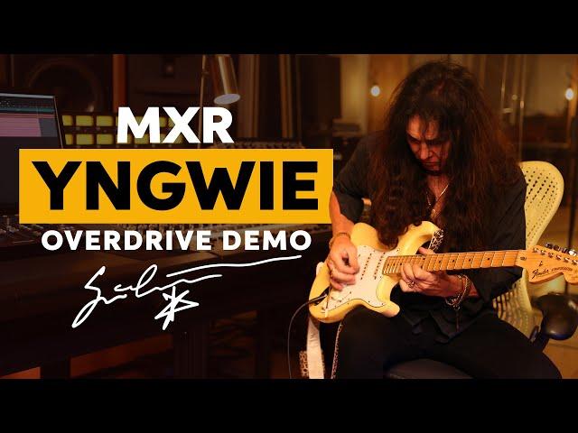 Yngwie Malmsteen MXR Overdrive Pedal Demo