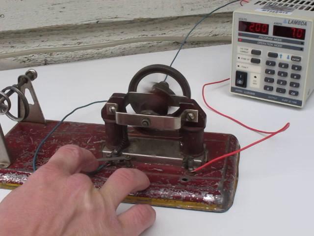 Vintage Weeden Electric Motor Demo