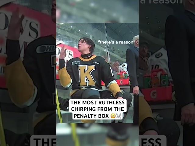 THE MOST RUTHLESS CHIRP IN THE PENALTY BOX ️