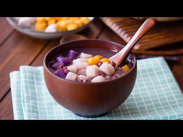 [Eng Sub]【曼食慢语第89集】芋圆红豆汤 Taro Ball with Red Bean Soup