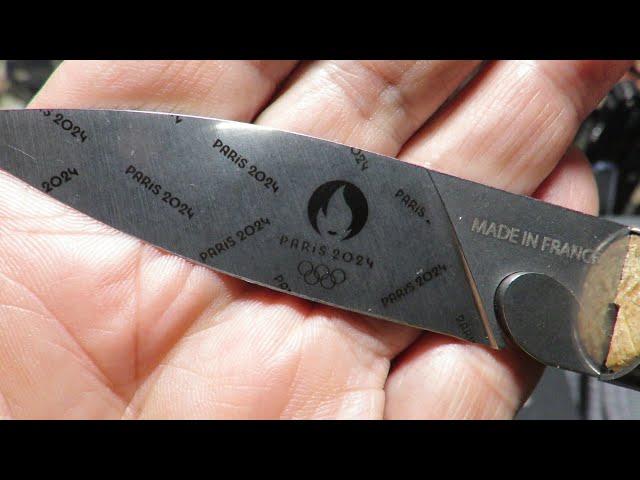 Jeux Olympiques Paris 2024: One-handed folding of the Paris 2024 Olympic Games knife!