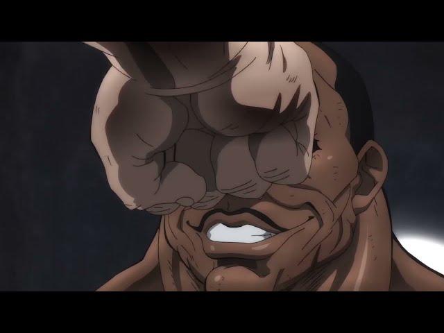 Yujiro Hanma punches Biscuit Oliva