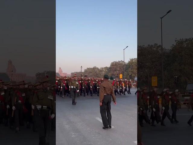 Republic day 2023 parade rehearsal at India Gate #Shorts