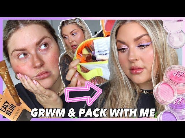 odd liner  GRWM for new hair + what’s in my travel makeup bag? 