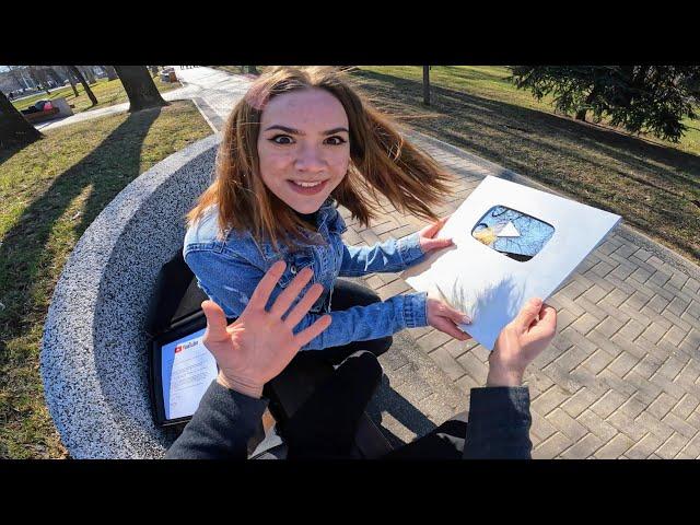 CRAZY GIRL STOLE MY YouTube BUTTON @CrazyTany  (Parkour pov Comedy)