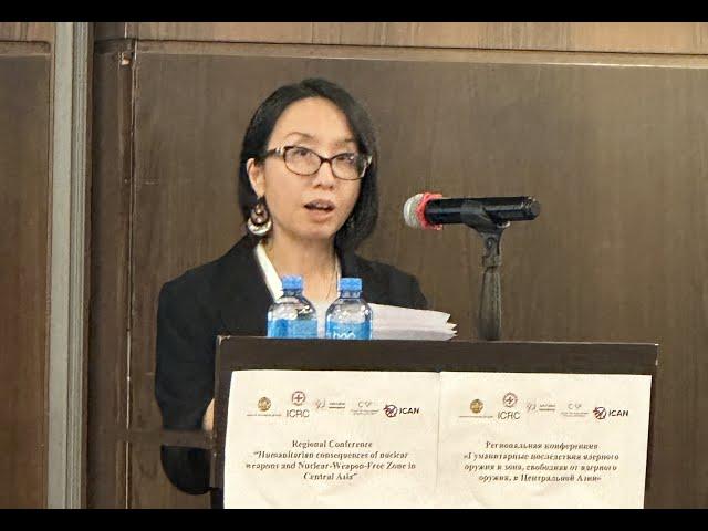 Presentation by Anna Ikeda, Soka Gakkai International (SGI) at the regional conference in Astana