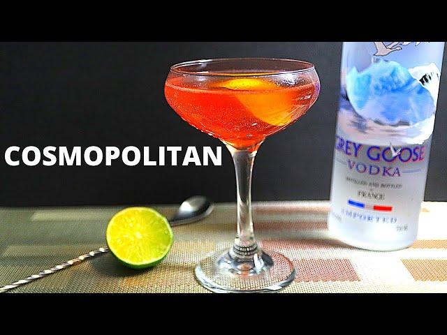 Cosmopolitan Cocktail | How to Make a Cosmopolitan Martini