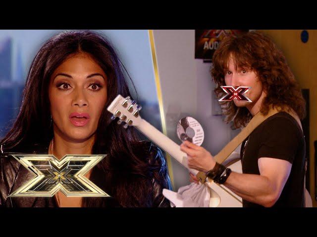 The judges turn nice guy into a rockstar in OUTRAGEOUS audition! | The X Factor UK