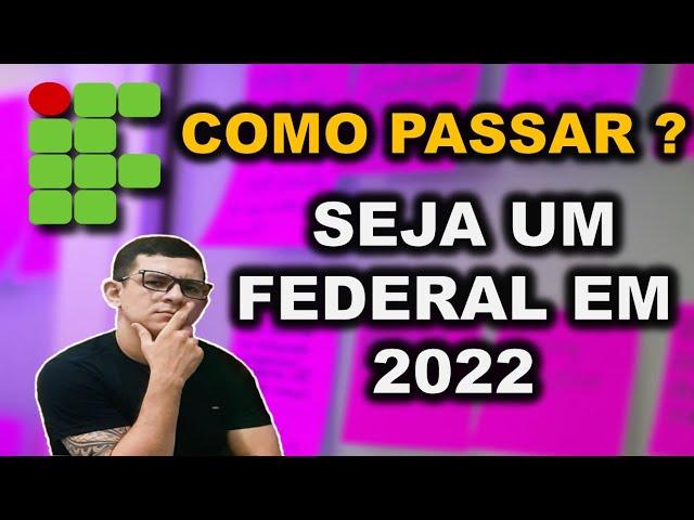 PREPARATÓRIO PARA O IF INSTITUTO FEDERAL 2021 - 2022. IFRN, IFAL, IFPI, IFRJ, IFMG, IFMA, IFES.