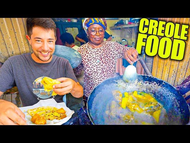 MAURITIUS STREET FOOD Island Paradise  #1 Dholl Puri + CREOLE Food in East Africa!