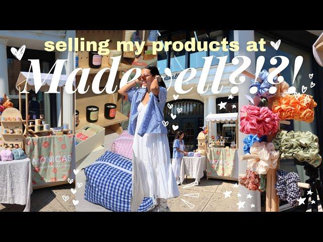 let's sell my products at a Madewell pop-up shop //new Vertical Ledge display, small business owner