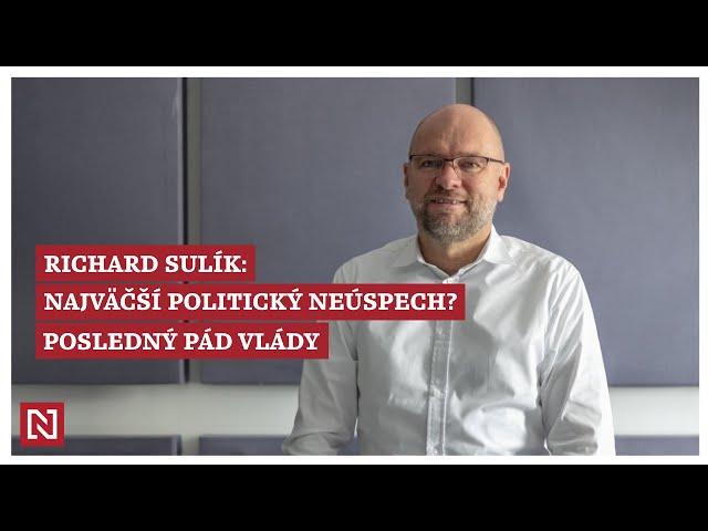 Richard Sulík: Najväčší politický neúspech? Druhý pád vlády