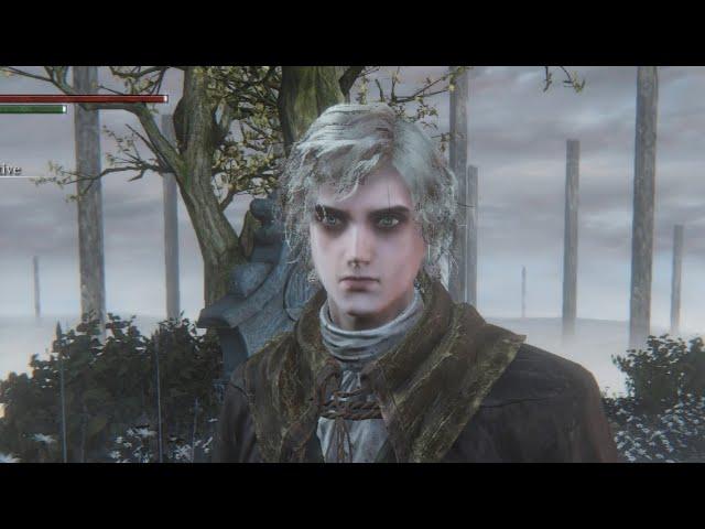 Bloodborne - Male Lady Maria (Vileblood) character creation + hunter outfit & weapons