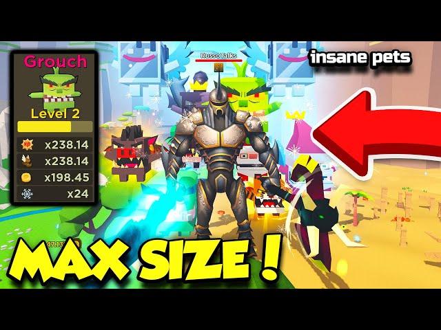 I Became MAX SIZE In Giant Simulator AND GOT THE BEST PET EVER!! (Roblox)