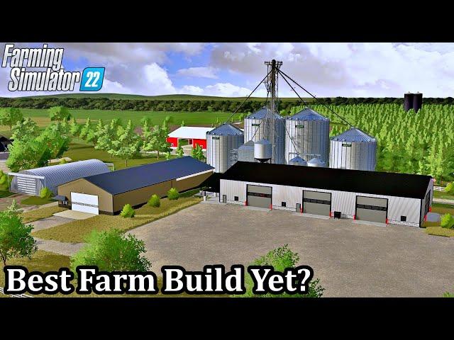 Huge American Farm Build on Medicine Creek (Timelapse) Farming Simulator 22