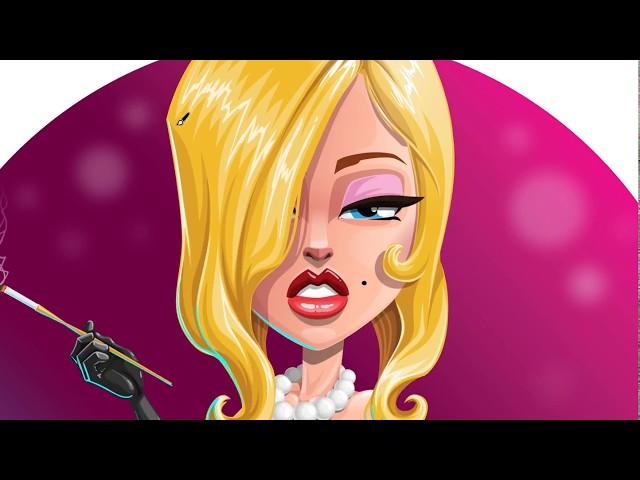 Making From Sketch to Vector - Jess the Blonde Finesse, design by GraphicMama